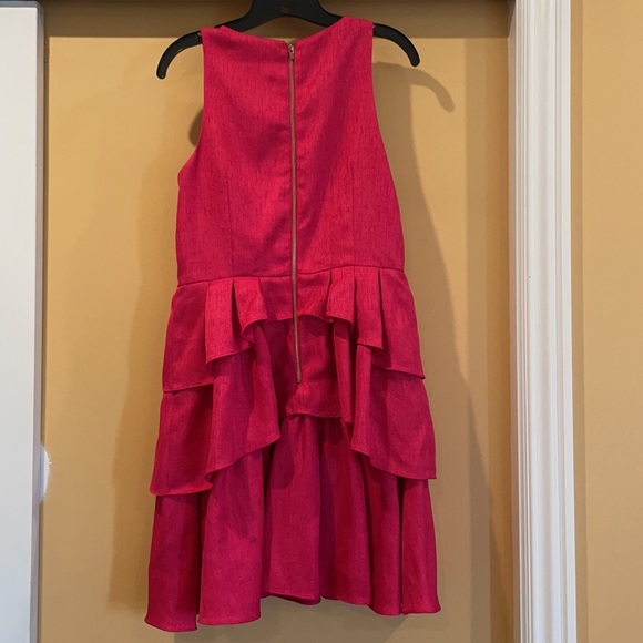 Badgley Mischka Dress, Fuschia, size 10 - Picture 3 of 3
